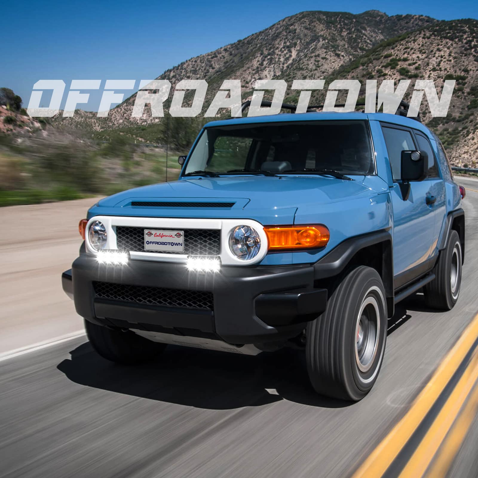 Amazon.co.jp: OFFROADTOWN LED ポッド 2個 6インチ 240W LEDライト
